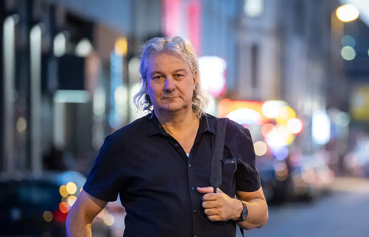 Ulrich Mattner im Frankfurter Bahnhofsviertel